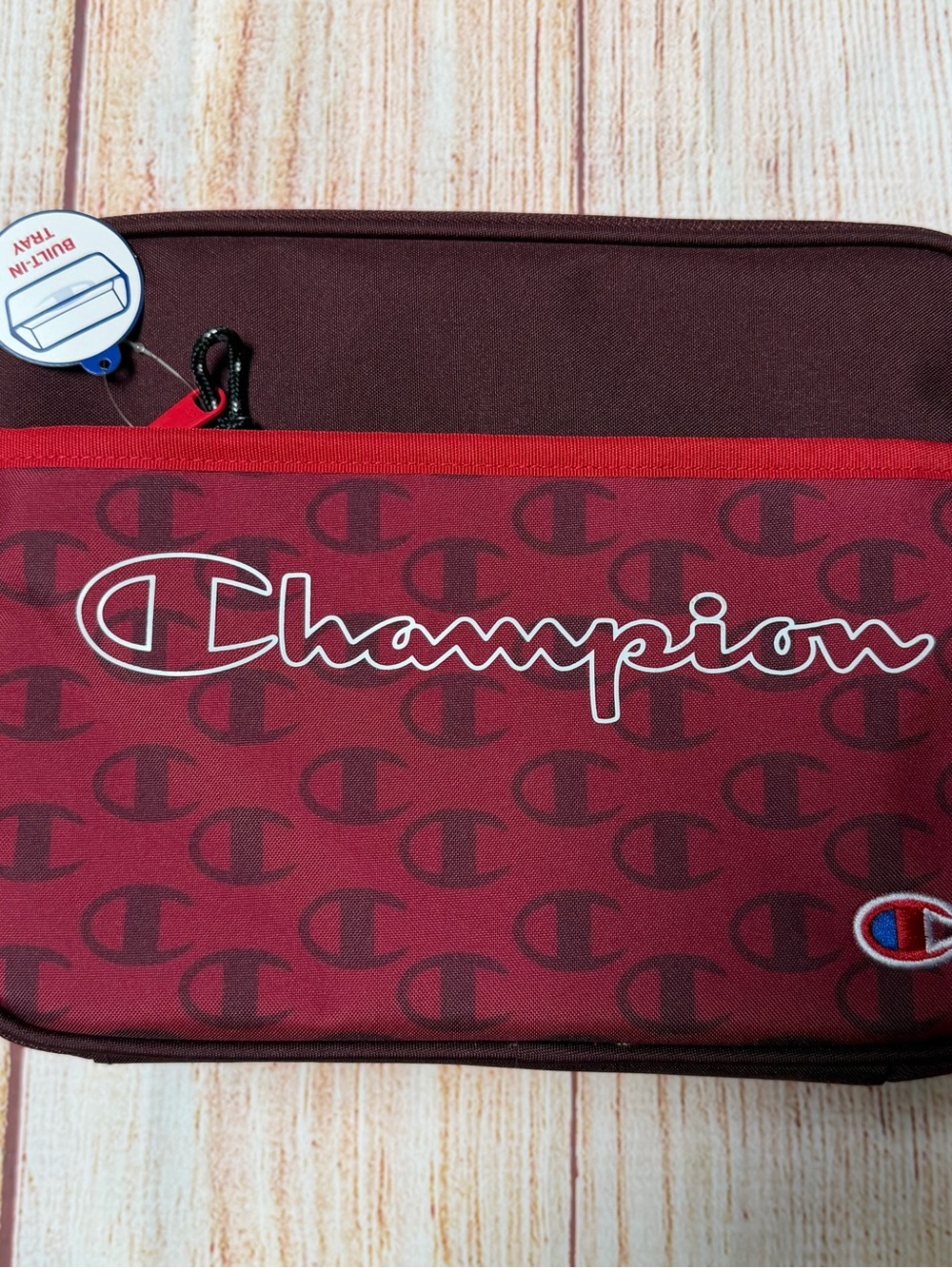 Champion Burgundy Logo Lunch Box